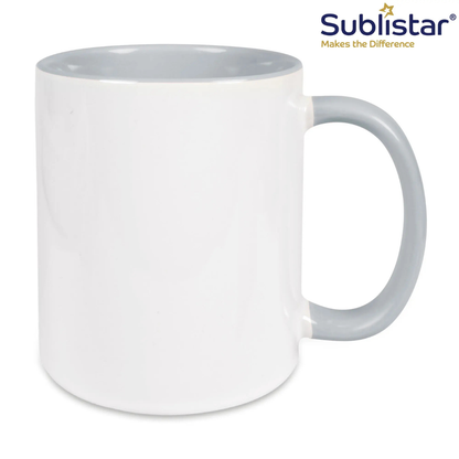 Keramiktasse Zweifarbig, div. Farben 330 ml