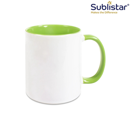 Keramiktasse Zweifarbig, div. Farben 330 ml