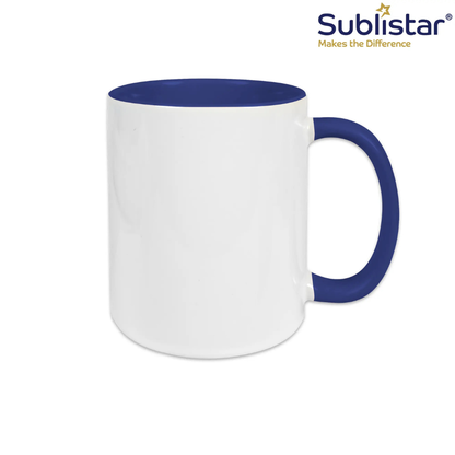 Keramiktasse Zweifarbig, div. Farben 330 ml