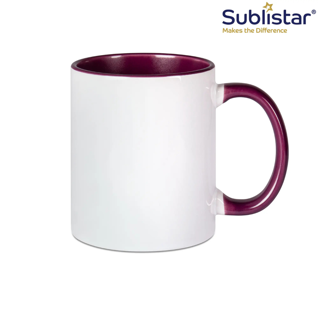 Keramiktasse Zweifarbig, div. Farben 330 ml