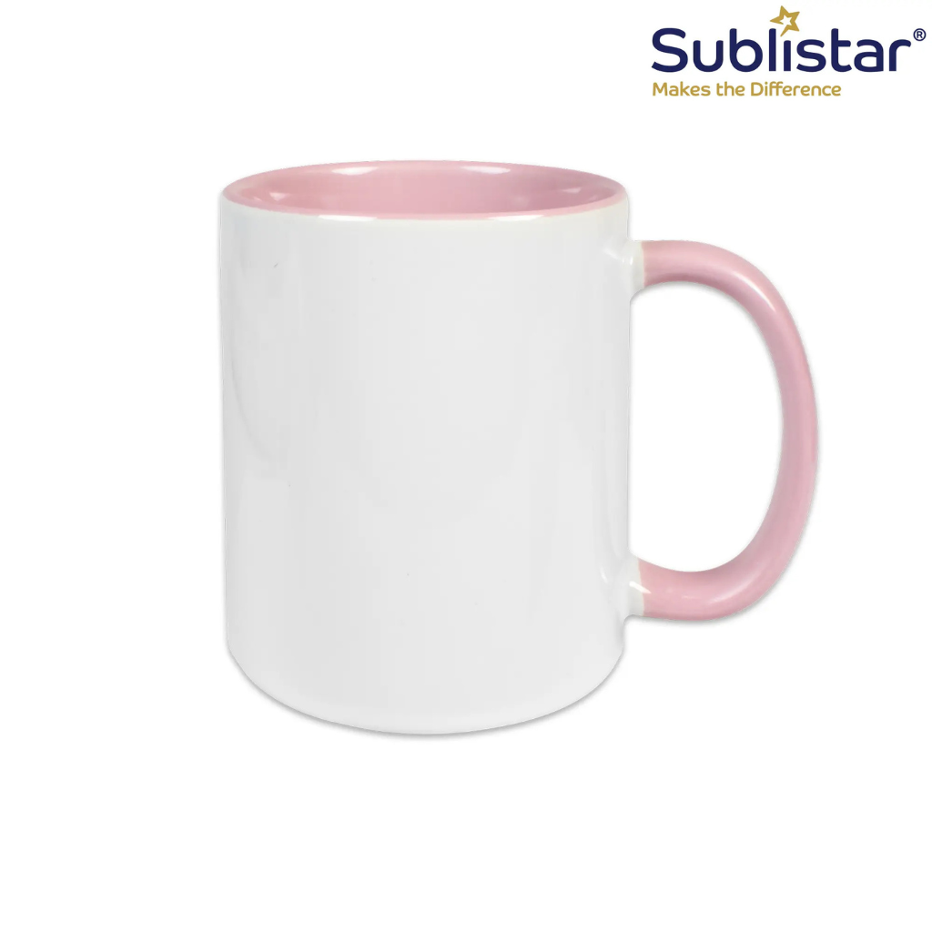 Keramiktasse Zweifarbig, div. Farben 330 ml