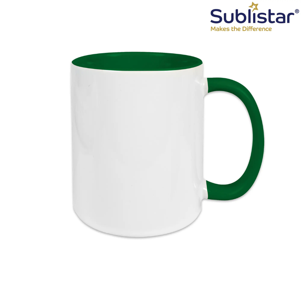 Keramiktasse Zweifarbig, div. Farben 330 ml