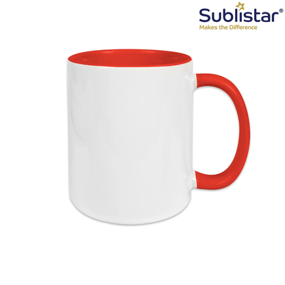 Keramiktasse Zweifarbig, div. Farben 330 ml