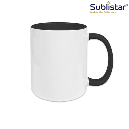Keramiktasse Zweifarbig, div. Farben 330 ml
