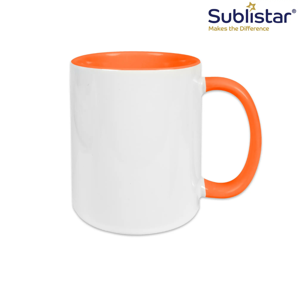 Keramiktasse Zweifarbig, div. Farben 330 ml