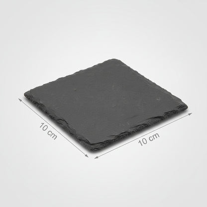 Schieferuntersetzer 10cm x 10cm
